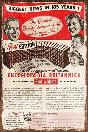 Энциклопедия Britannica книги 12x16 дюймов винтажный Ретро Декор металлический