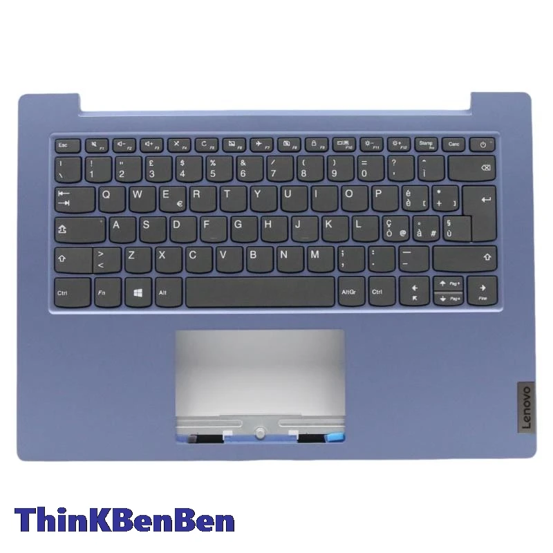 Верхний чехол для клавиатуры IT Italian Ice Blue упор рук Lenovo Ideapad 1 14 14IGL05 5CB0X56996