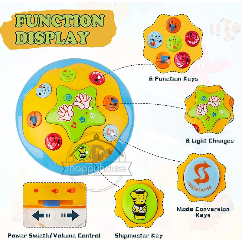 Музыкальная игрушка для малышей ротационный проектор Монтессори детей 6 0 12