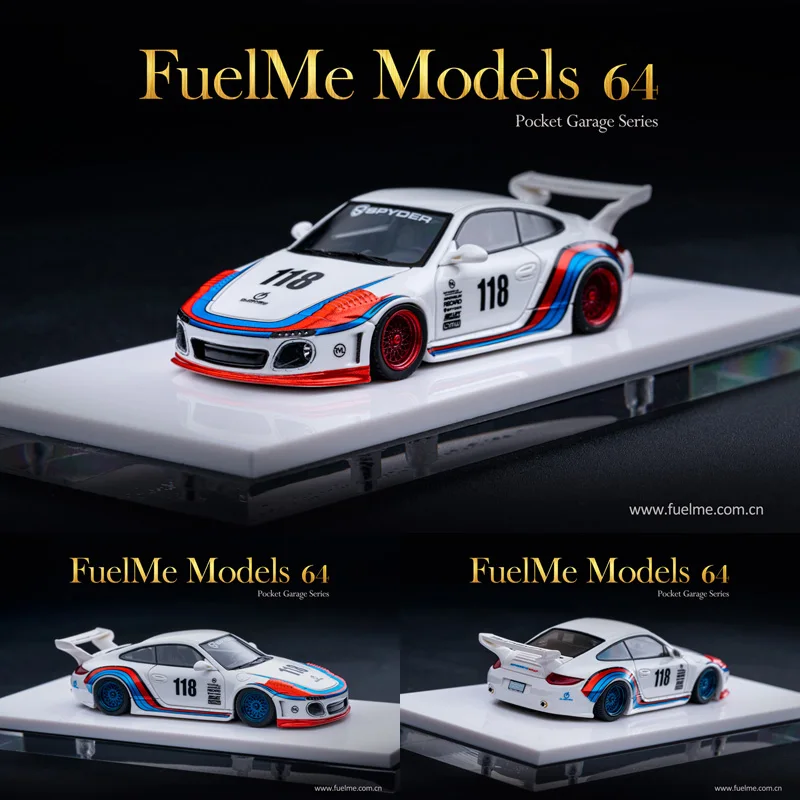 

FuelMe ограниченное издание 1:64 старые новые 997 Martini № 118 полимерная модель автомобиля