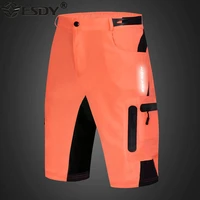 brand men baggy cycling shorts outdoor reflective mtb mountain road bike bicycle riding trouser water resistant loose fit shorts