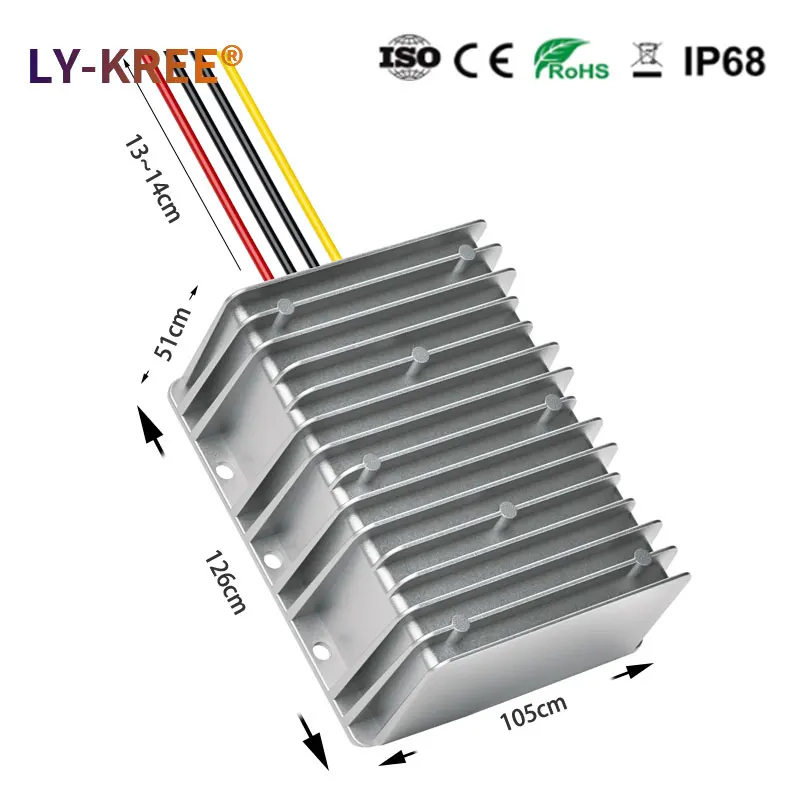 LY-KREE 12V to 27V Boost module 28V высокомощный преобразователь 25A 30A трансформатор 500W 800W