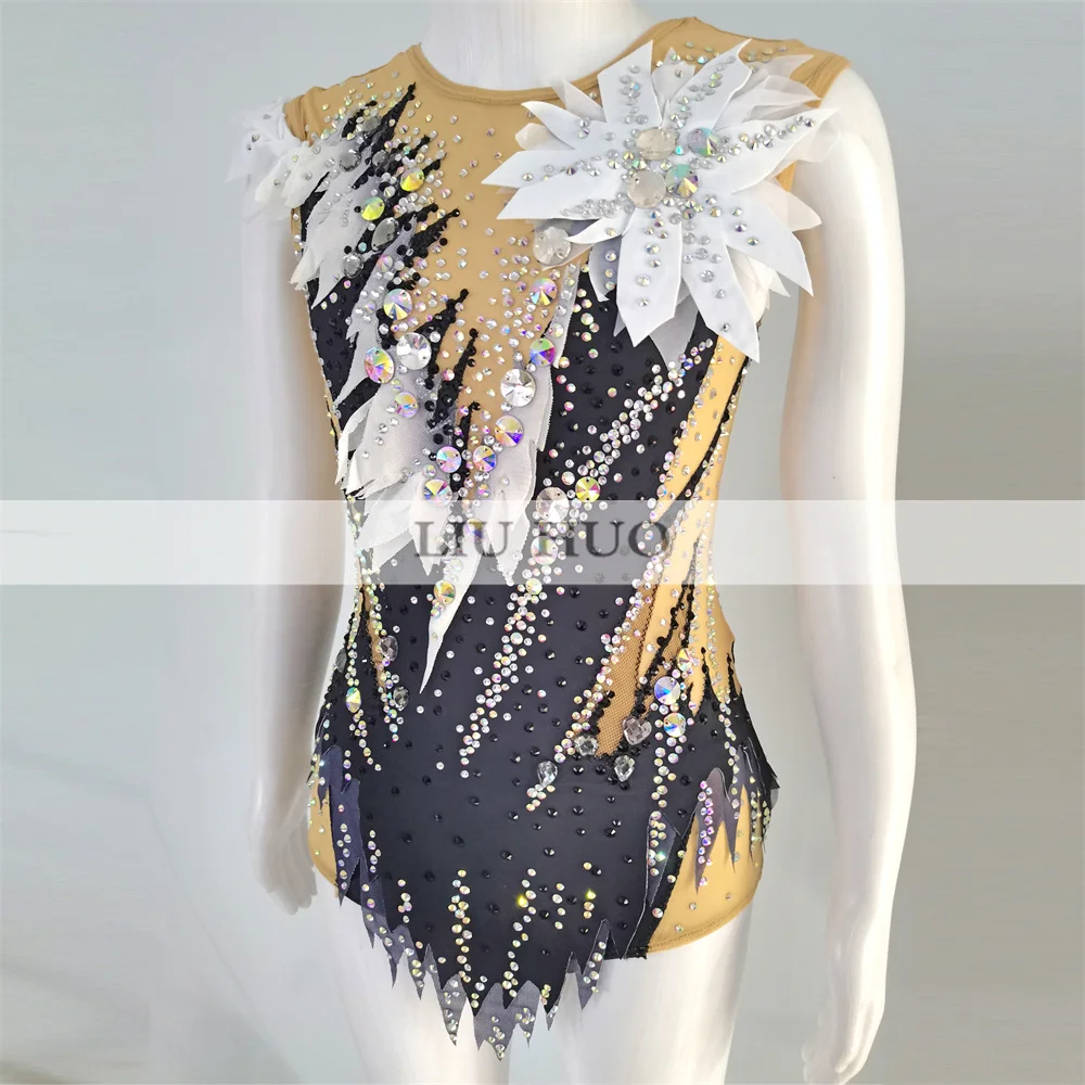 Трико LIUHUO для художественной гимнастики костюм взрослых и женщин танцевальное
