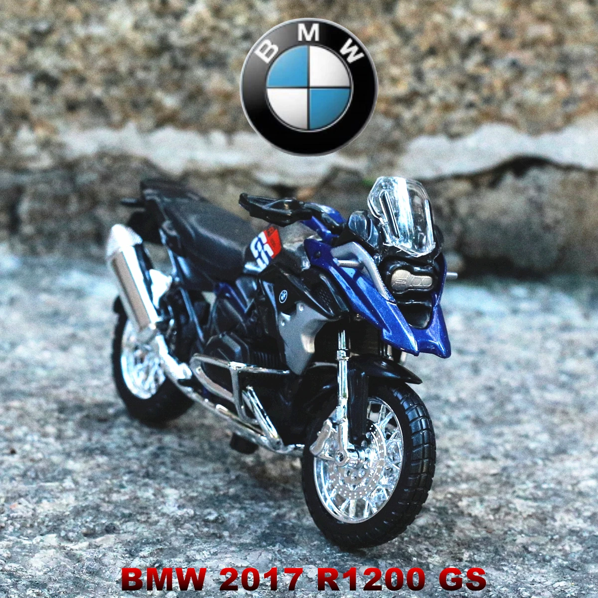 

Maisto 1:18 BMW 2017 R1200 GS Motogp Motorcycle Model Souvenir Toy Collectible Mini Moto Diecast Metal with Plastic Parts