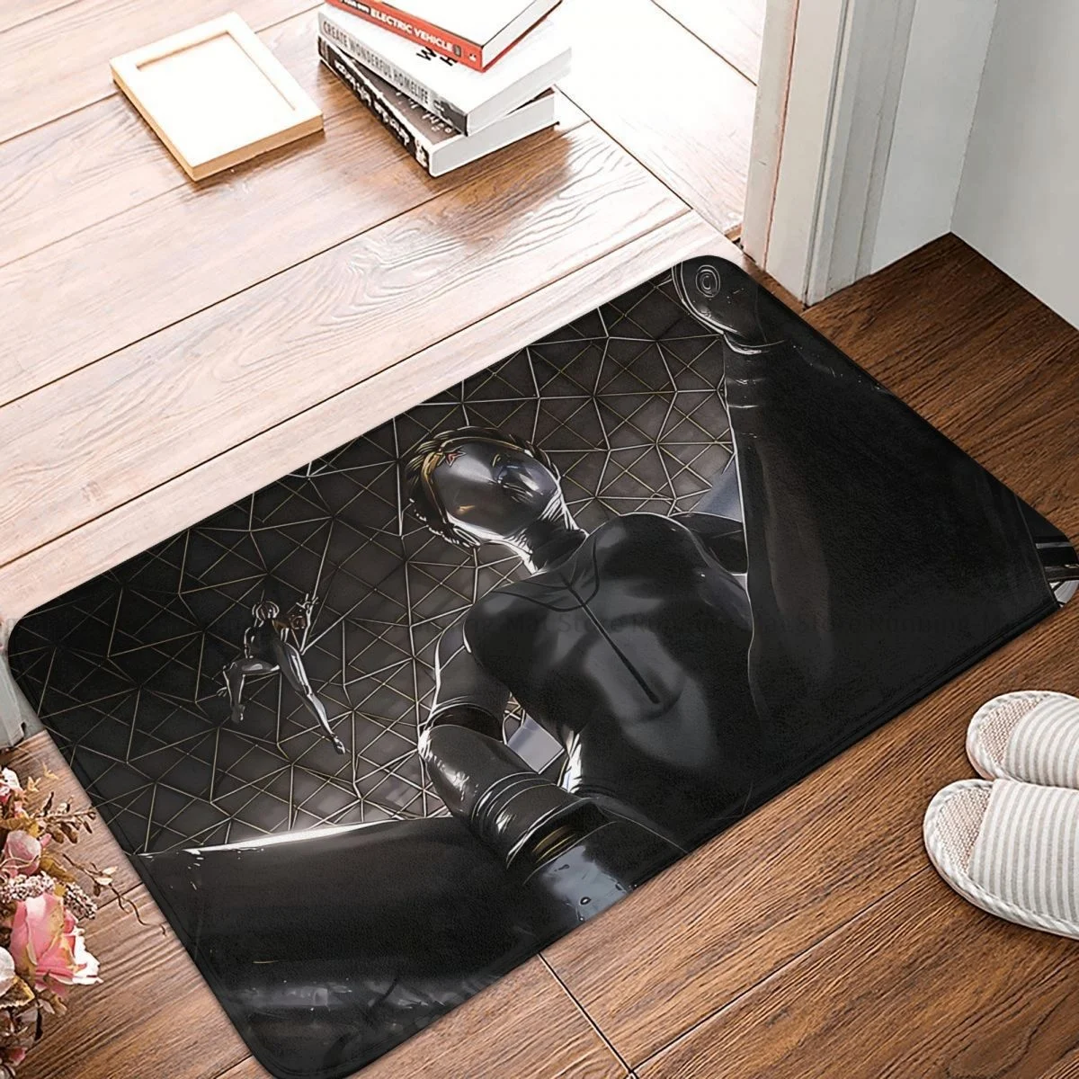 

Atomic Heart Game Non-slip Doormat Hello Twins Bath Kitchen Mat Outdoor Carpet Flannel Pattern Decor