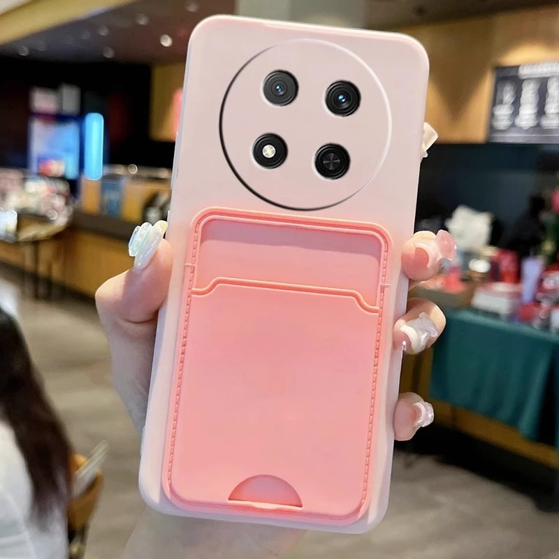 Фото Чехол-кошелек с гнездом для карт VIVO X300 Pro X 300 для VIVO X300pro X200 FE Ultra Candy, силиконовый защитный чехол для камеры №4