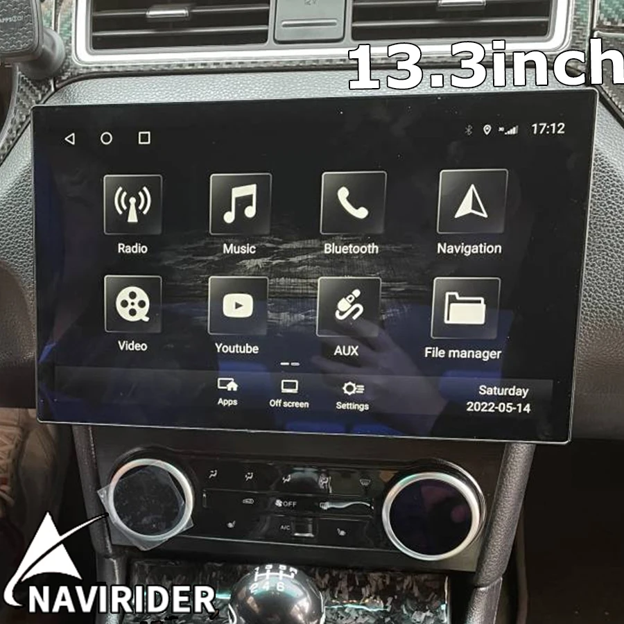 13 3-дюймовый Android QLED экран для Ford Mustang 2010-2014 автомобильный радиоприемник