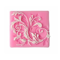 lace silicone impressing mold mat fondant cake sugar mould cooking flower decorating tools diy moulds