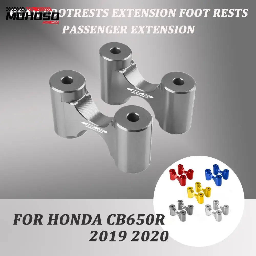 

For Honda CB650R 2019 2020 CB 650 R Motorcycle Accessories Rear Footrests Extension Foot Rests Passenger Extension lengthening