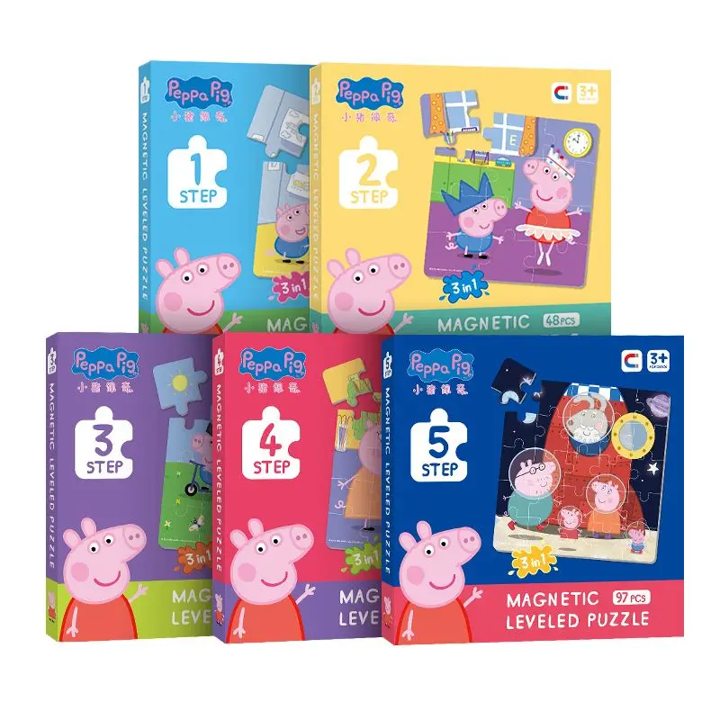 

Peppa Pig George Pig Anime Peripheral Kawaii Cute Cartoon Advanced Jigsaw Puzzle Toy Creative Children's Educational Toy Gift