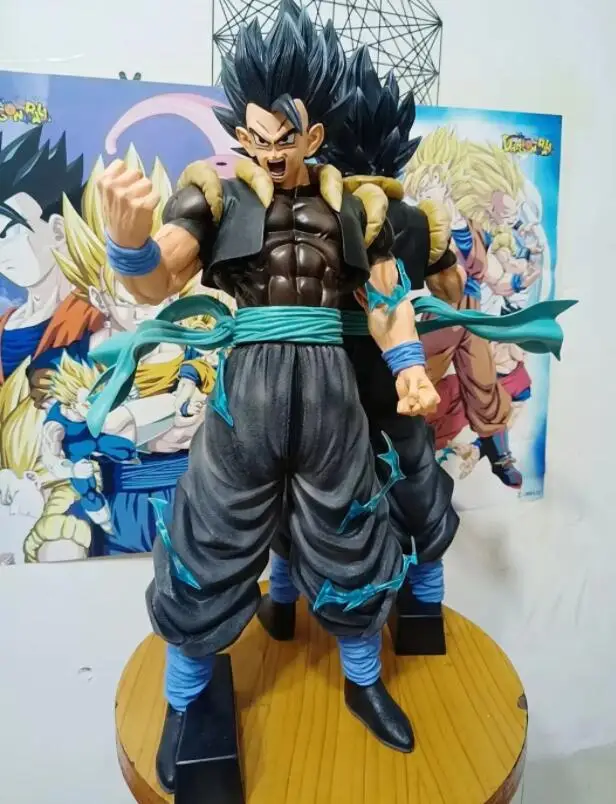 

High Quality 43cm Anime Dragon Ball Ultra Instinct Gogeta Figure Model Toys