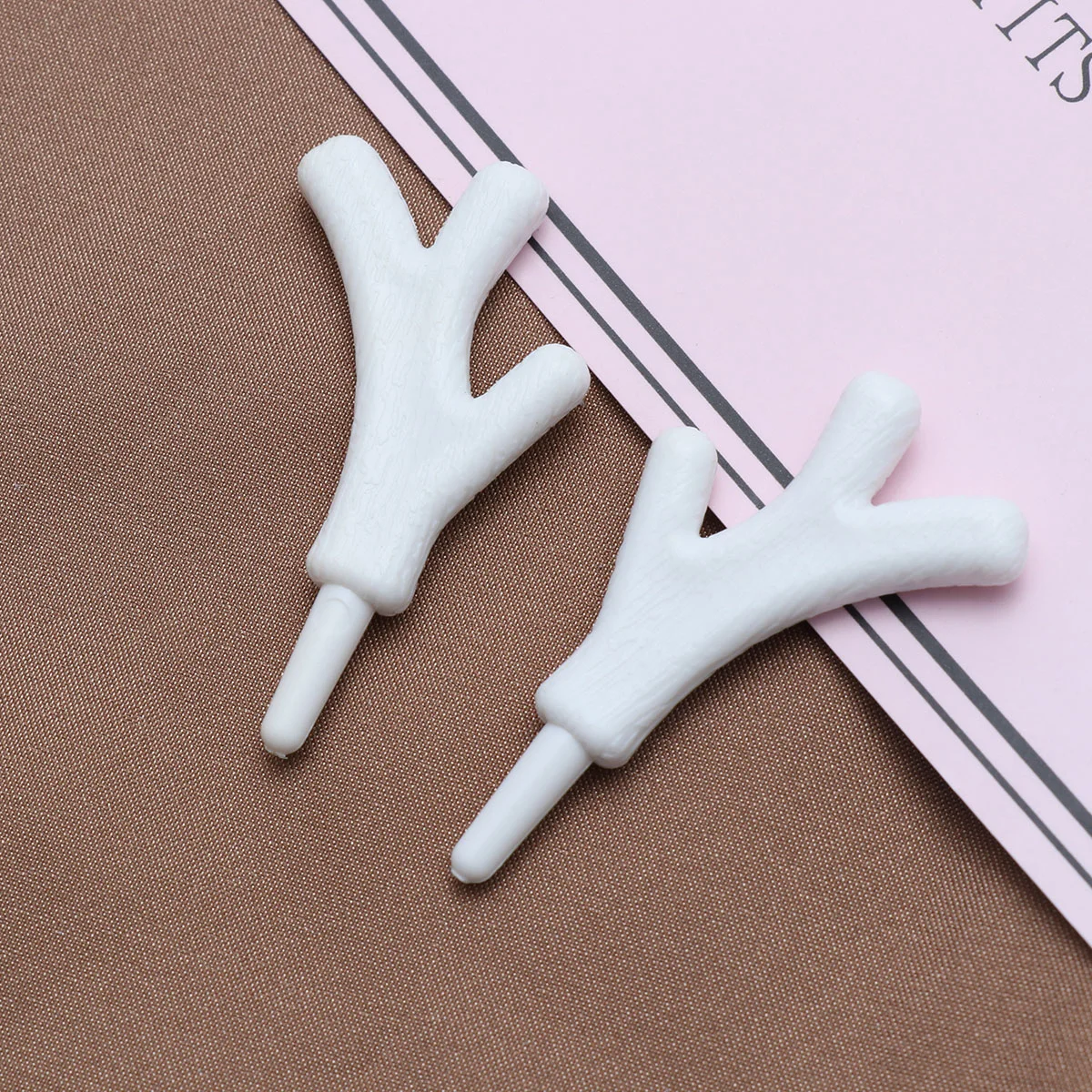 

White Coffee Branch Antlers Craft Christmas Decoration Plastic Snowman Hand Branch DIY Decoration Christmas DIY Accessory