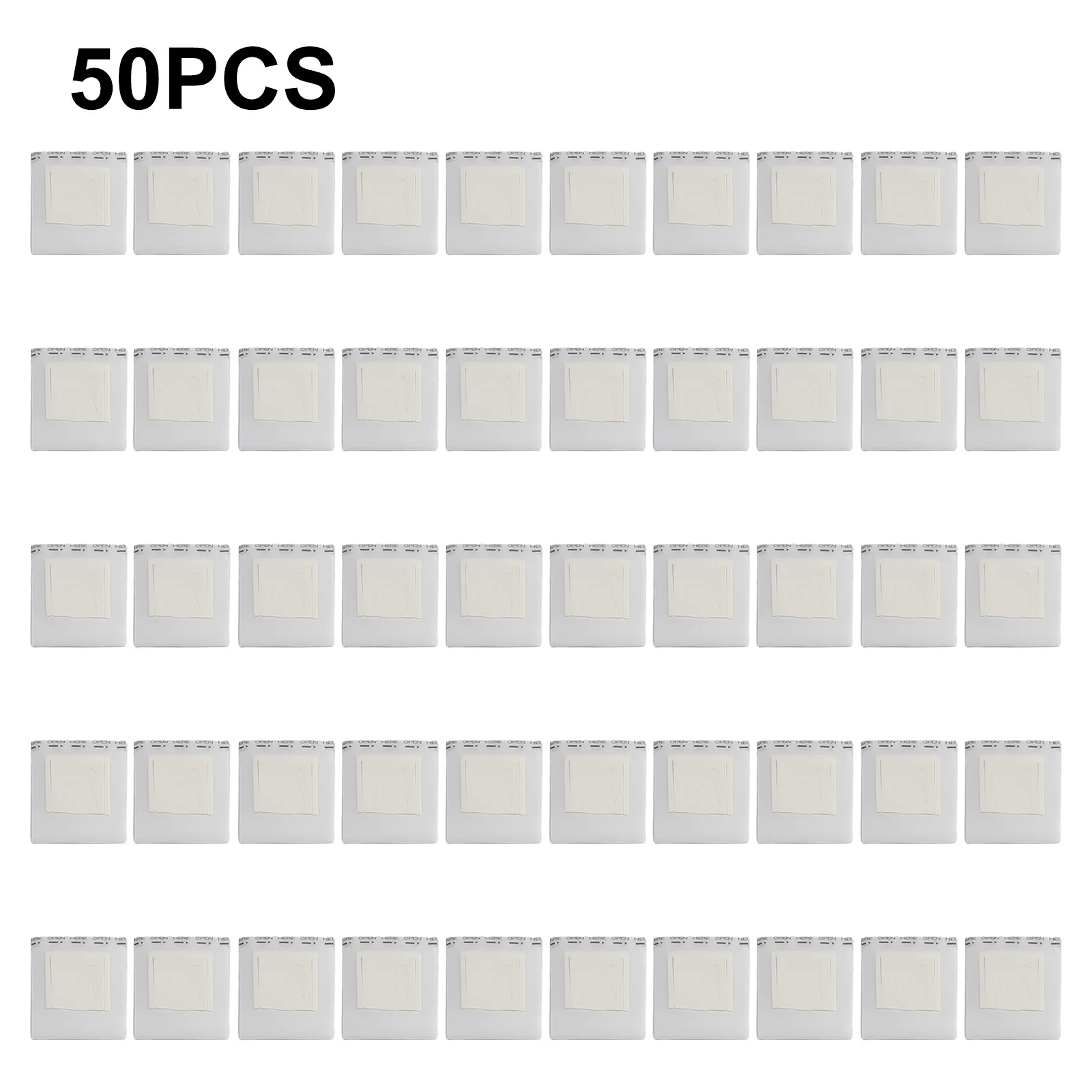50 шт. подвесной фильтр-мешок для ушей 74x90 мм одноразовый фильтр офиса дома на