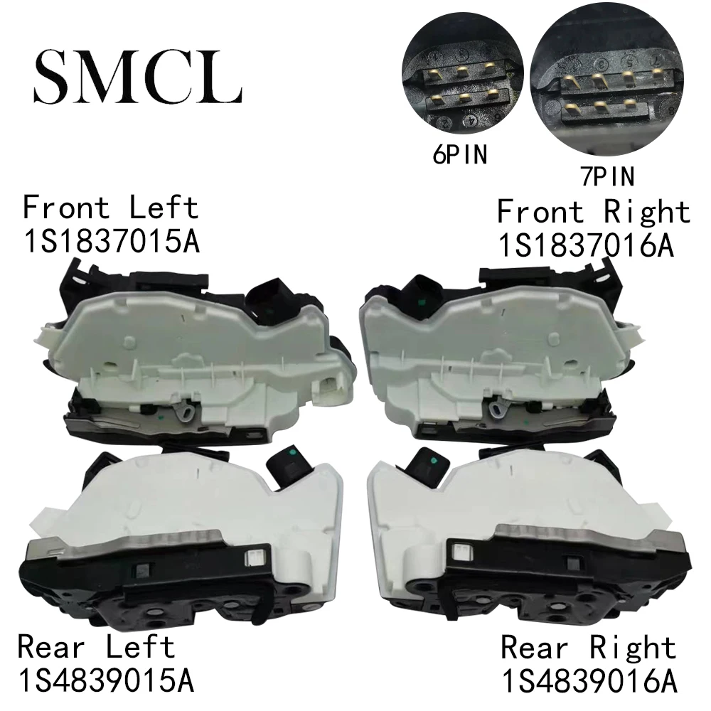 Привод дверного замка 1S1837015A 1S1837016A 1S4839015A 1S4839016A для VW e-up 2012-2022 Skoda CITIGO 2012-2020
