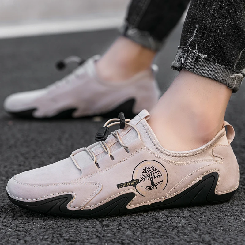 

Men Casual Shoes Sneakers Fashion Leather Driving Shoes Moccasins Summer Men's Shoes Outdoor Walking Footwear