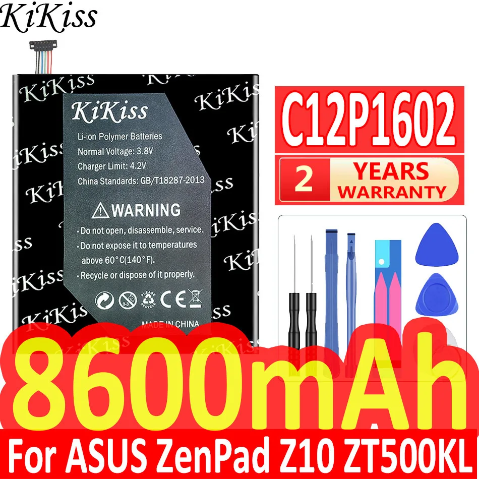 

KiKiss C11P1601 8600mAh New Battery for ASUS Zenfone 3 Zenfone3 ZE520KL Z017DA Live ZB501KL A007 Z10 ZT500KL + Free Tools