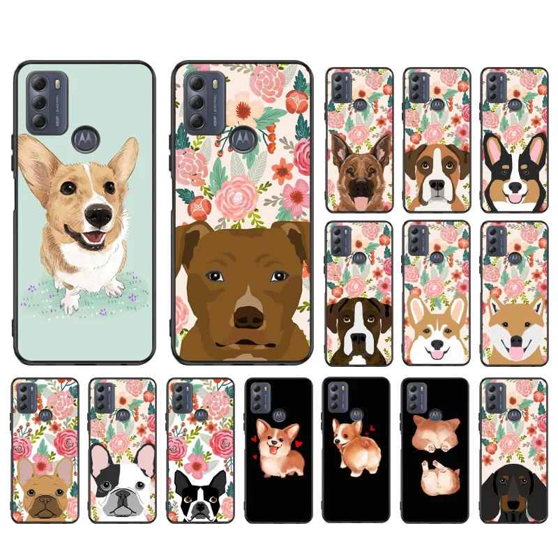 

Dog Dachshund Bulldog Labrador Corgi Phone Case for Motorola Moto G9 Plus G7 G8 Play G7 Power G100 G20 G60 One Action Macro