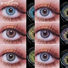 Цветные контактные линзы EYESHARE для глаз Taylor, ежегодные цветные линзы ed, контактные линзы для макияжа для учеников, косметические цветные линзы для глаз