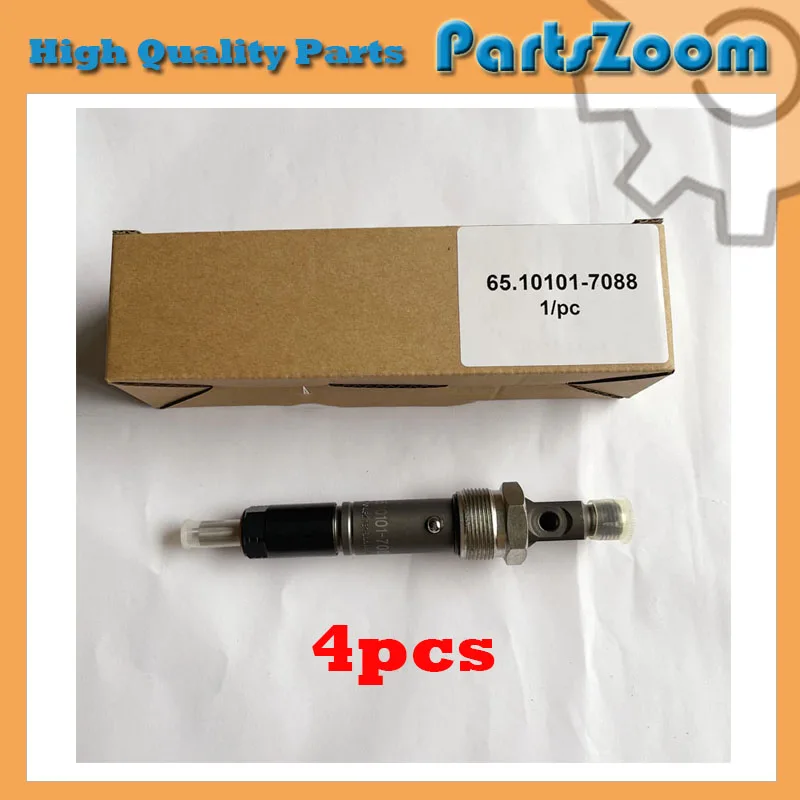 

4pcs High Quality Common rail injector nozzle 0432131644 65.10101-7088 For Excavatore DX300LCA Diesel