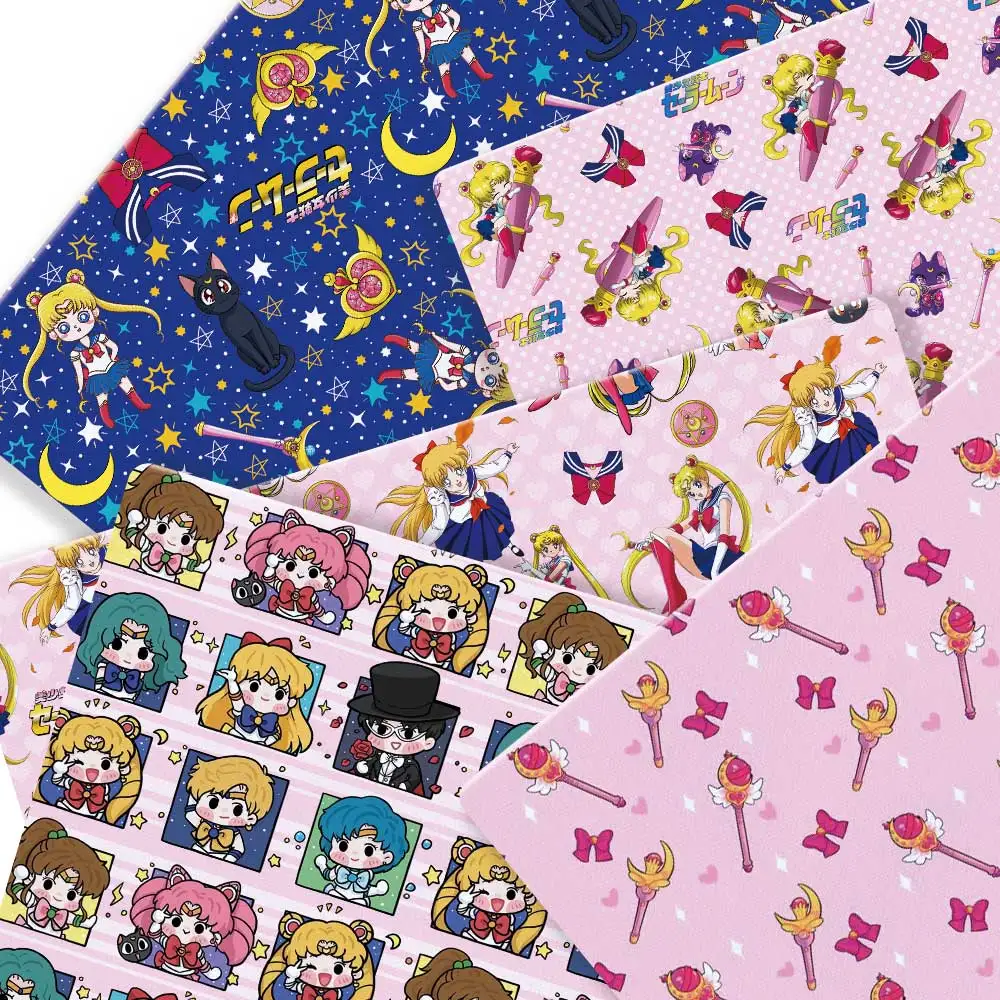 Мультяшная Ткань Горячая Распродажа DIY 140*50 см ручная работа шитье лоскутное