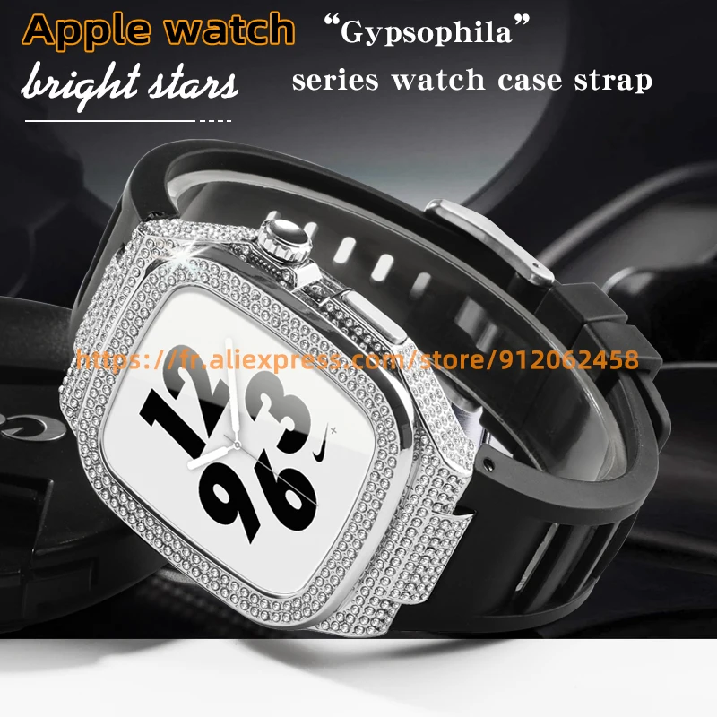 

Металлический чехол для iWatch series 8 7 SE, 45 мм 44 мм