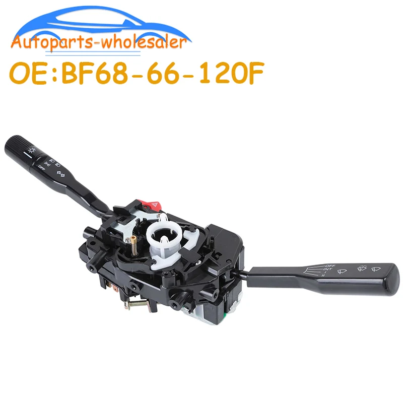 

Переключатель указателя поворота, рычаг индикатора, комбинированный переключатель рулевой колонки BF68-66-120F BF6866120F, подходит для Mazda 323 626