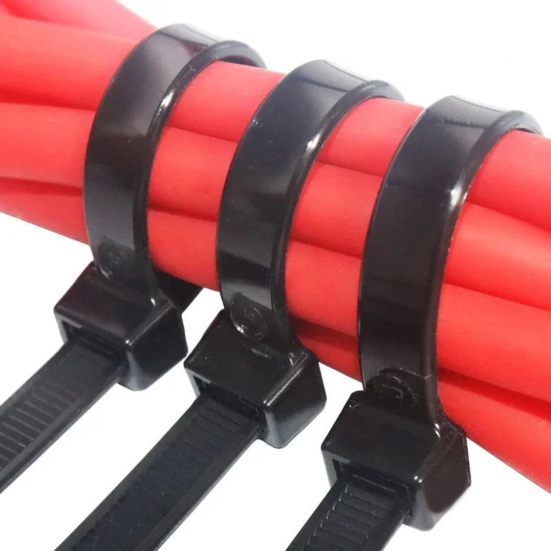 100-2000 шт. оптовая продажа нейлоновые кабельные стяжки самоблокирующиеся