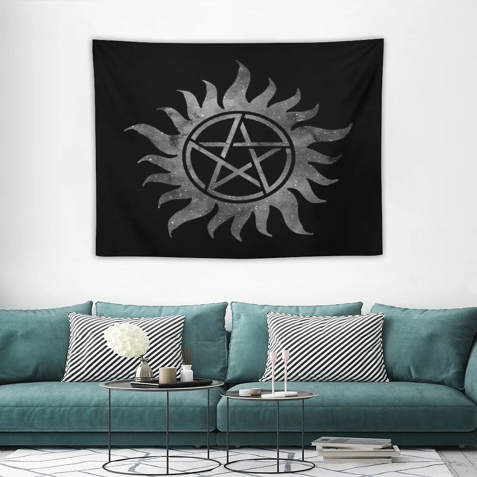 

Christmas Tapestry Supernatural Anti-Possession Ghost Print Bedroom Deco Room Decoration Accessories Christmas Decorations Manda