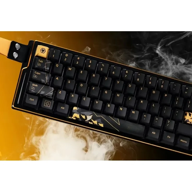 Фото Горячая распродажа ATK EDGE 63 HE Esports Magnetic TTC Snake Magneto Switch Wolves&Pink Limited с RGB-подсветкой, ориентированной на юг, с возможностью горячей замены, NKRO, USB-C. №3
