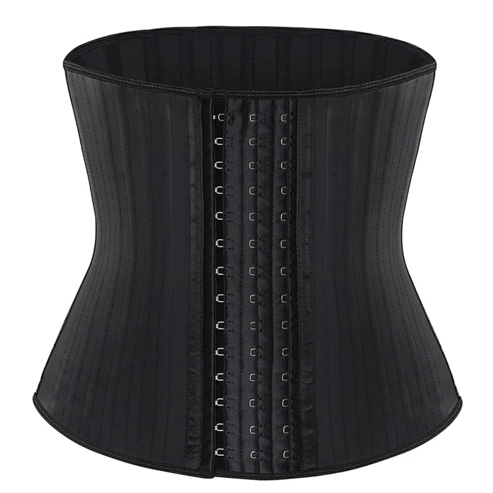 

Womens Black Neoprene 29 Steel Boned Waist Trainer Shapewear Tummy Control High Girdle Belt Corset Cincher Plus Size XS-6XL