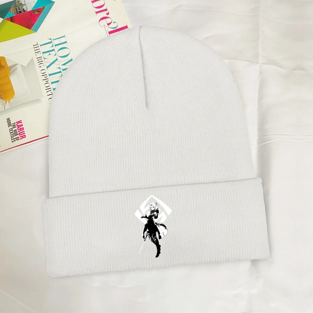 

Albedo Skullies Beanie Genshin Impact Online для ролевых игр модный вязаный берет Мужские Женские теплые шапки без козырька эластичные шапки