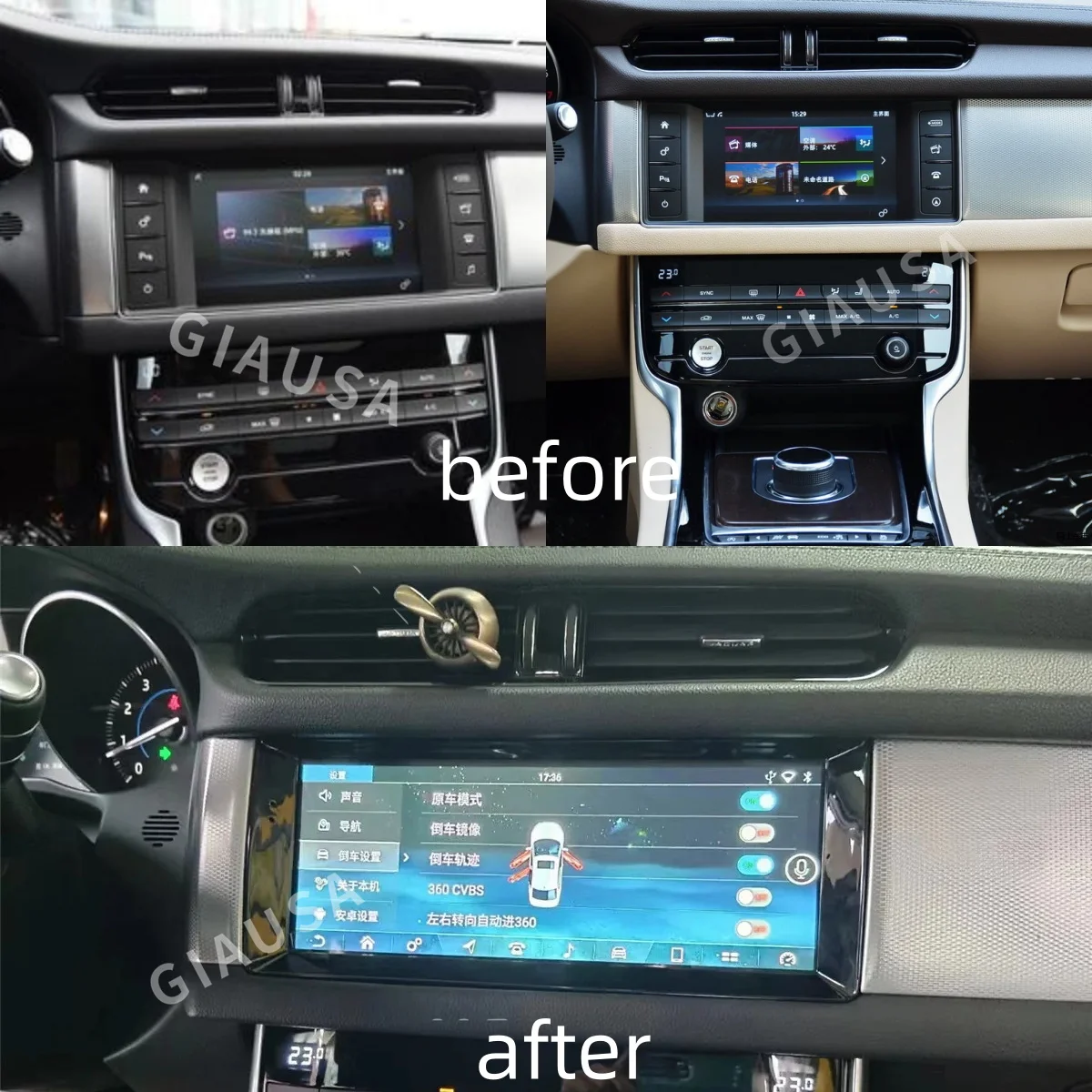 Android Multimedia Radio Receiver For Jaguar XF XFL 2016 2017 2018 GPS Navigation Auto Audio Stereo Music Video Player Head Unit