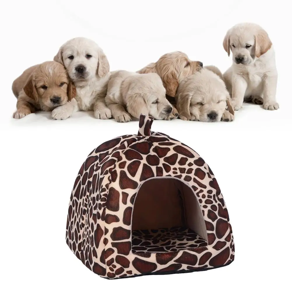 pet dog bed foldable dog house small footprint pet bed tent cat kennel indoor and outdoor portable travel convenient supplies free global shipping