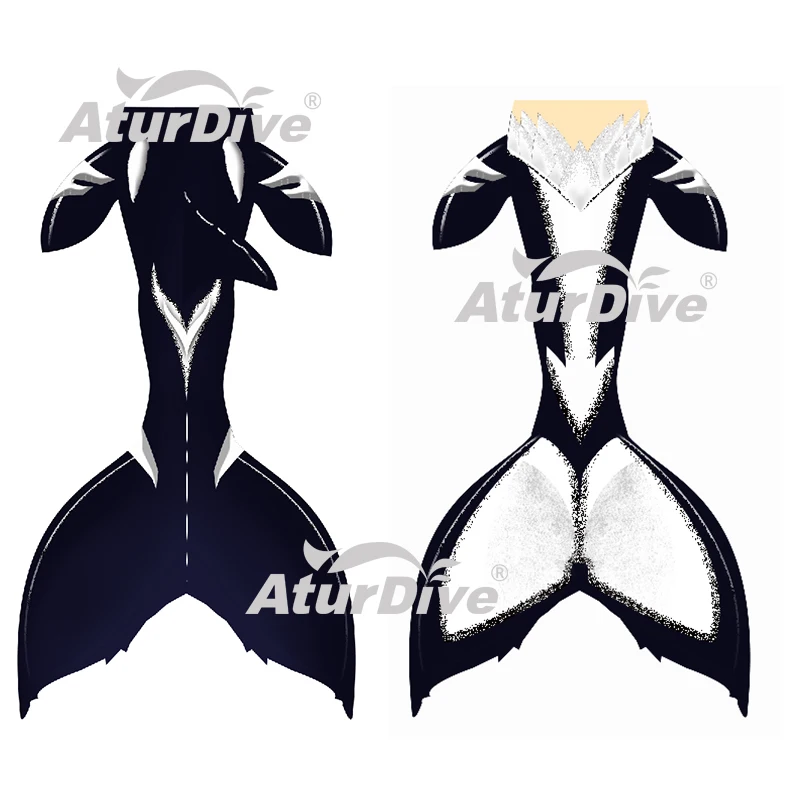 

Customized professional Mermaid tail aquarium underwater performance clothing boys and girls with thick elastic fabric large siz