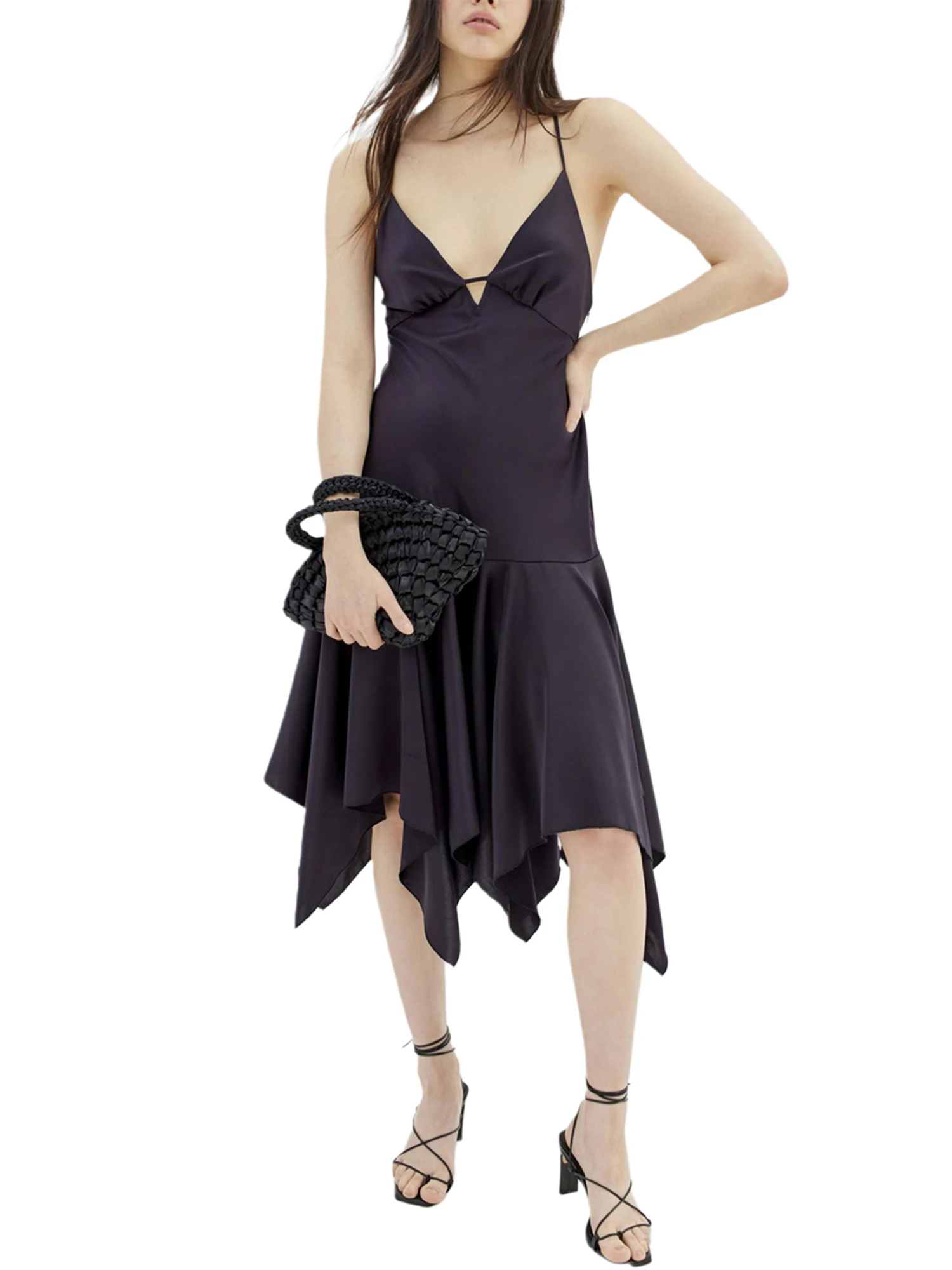 

Boho Chic Floral Tulle with Fringe and Tassels - Y2K Style Sleeveless Backless Club Party Dress for Women