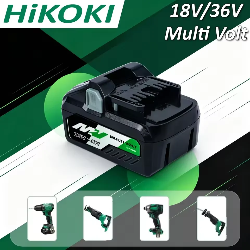 Фото Аккумулятор HiKOKI BSL36A18 MultiVolt 18В/36В 5.0Ач/8.0Ач литиевый, совместимый со всеми беспроводными электроинструментами Hitachi, ударопрочный №3