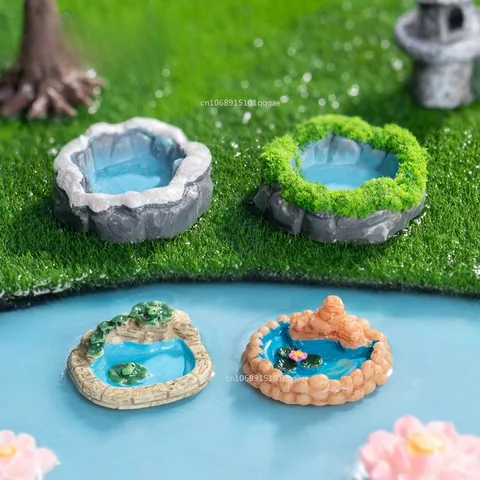 Винтажная фигурка бассейна MOONBIFFY из смолы