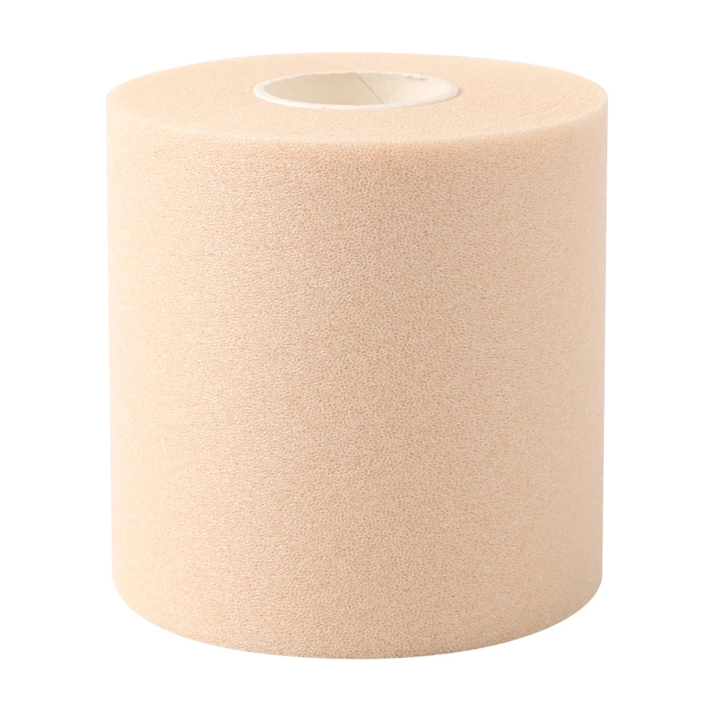 

Foam Cotton Skin Film Self-adhesive Elastic Bandage Elbow Knee Skin Mask Film Foam Underwrap Sports Pre-Wrap for Athletic Tape