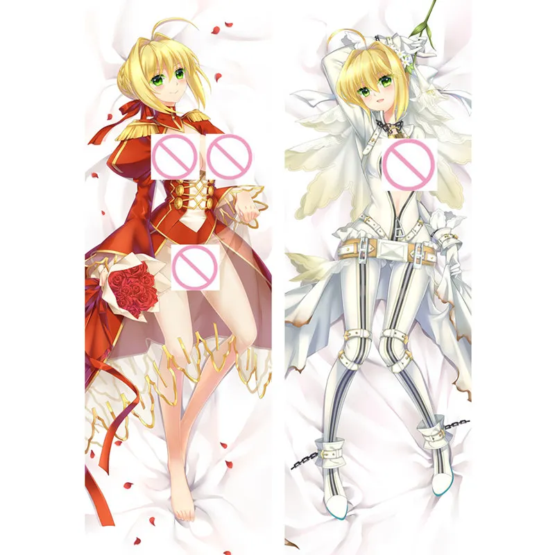 

Anime fate/stay night pillow Covers Fate/Grand Order/Zero Sexy 3D Double-sided Bedding Hugging Body pillowcase Customize