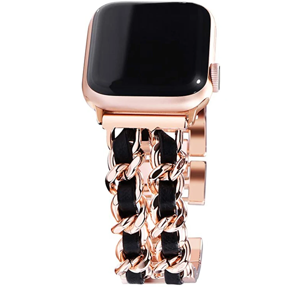 Compatible With Apple Watch Ultra Strap 45mm 44mm 42mm Series8 SE 7 6 5 4 3, IWatch Women's Jewelry Bracelet