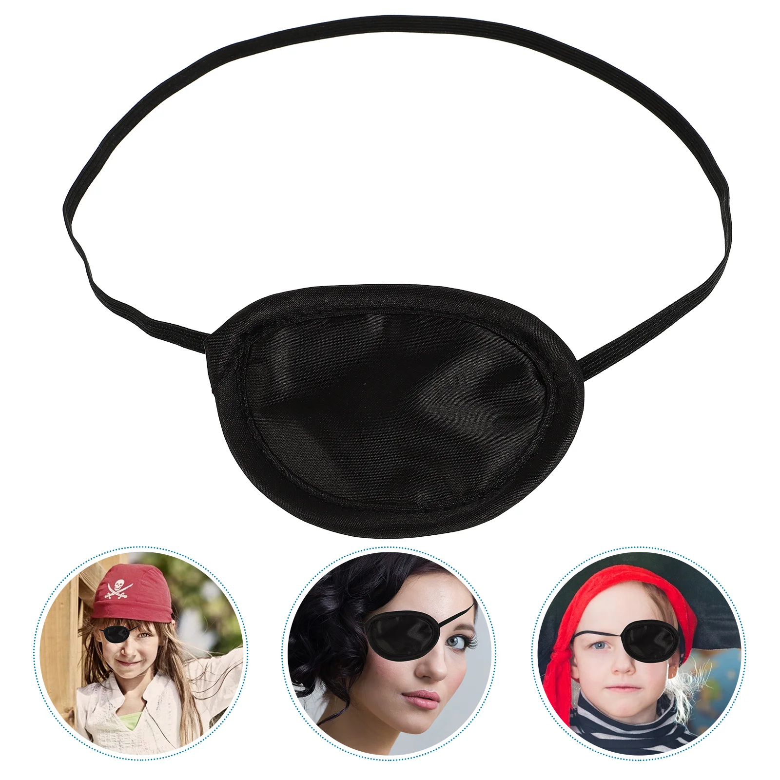 

3 Pcs One-Eye Eye Mask Viking Gift Strabismus Eye Patch Eye Patches Adults Satin Eye Patch Lazy Eye Child