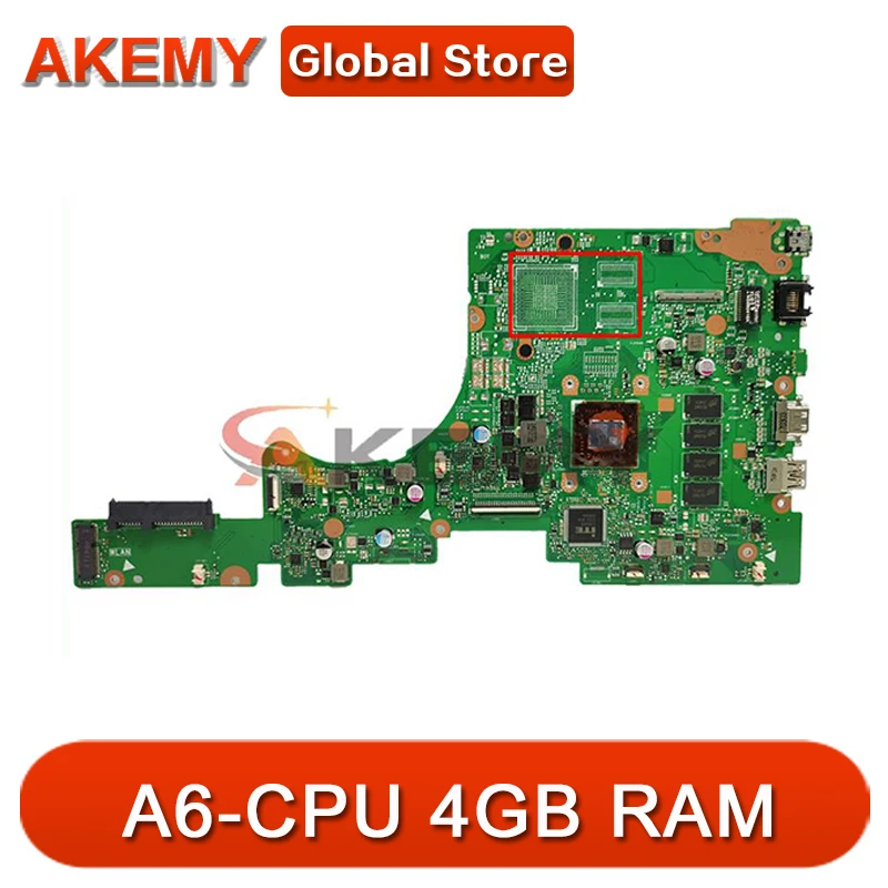 

E402BA with A6-CPU 4GB RAM mainboard For ASUS VivoBook E402 E402B E402BA E402BP Laotop Mainboard E402BA Motherboard Test