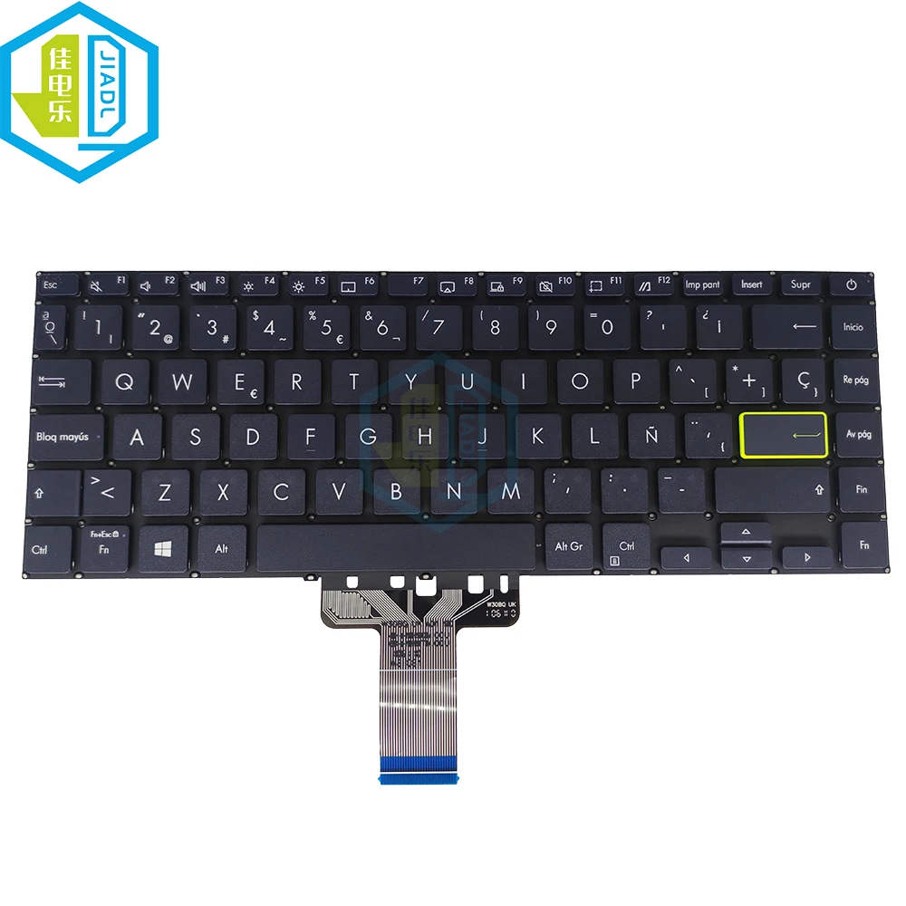 

SP/ES Spain Spanish Keyboard For ASUS Vivobook S433 X413 S433EA S433FL S433JQ X421 Notebook Replacement Keyboards 0KNB0-2820SP00