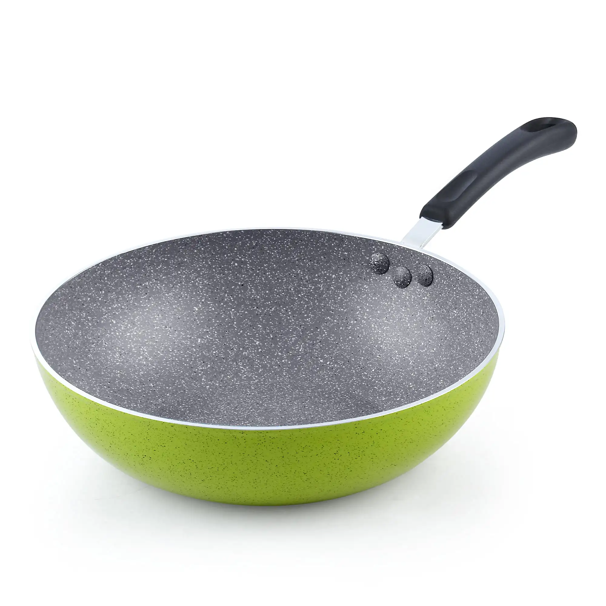 

02596 Nonstick Stir , Green Marble Pattern, 30cm 12-Inch Wok