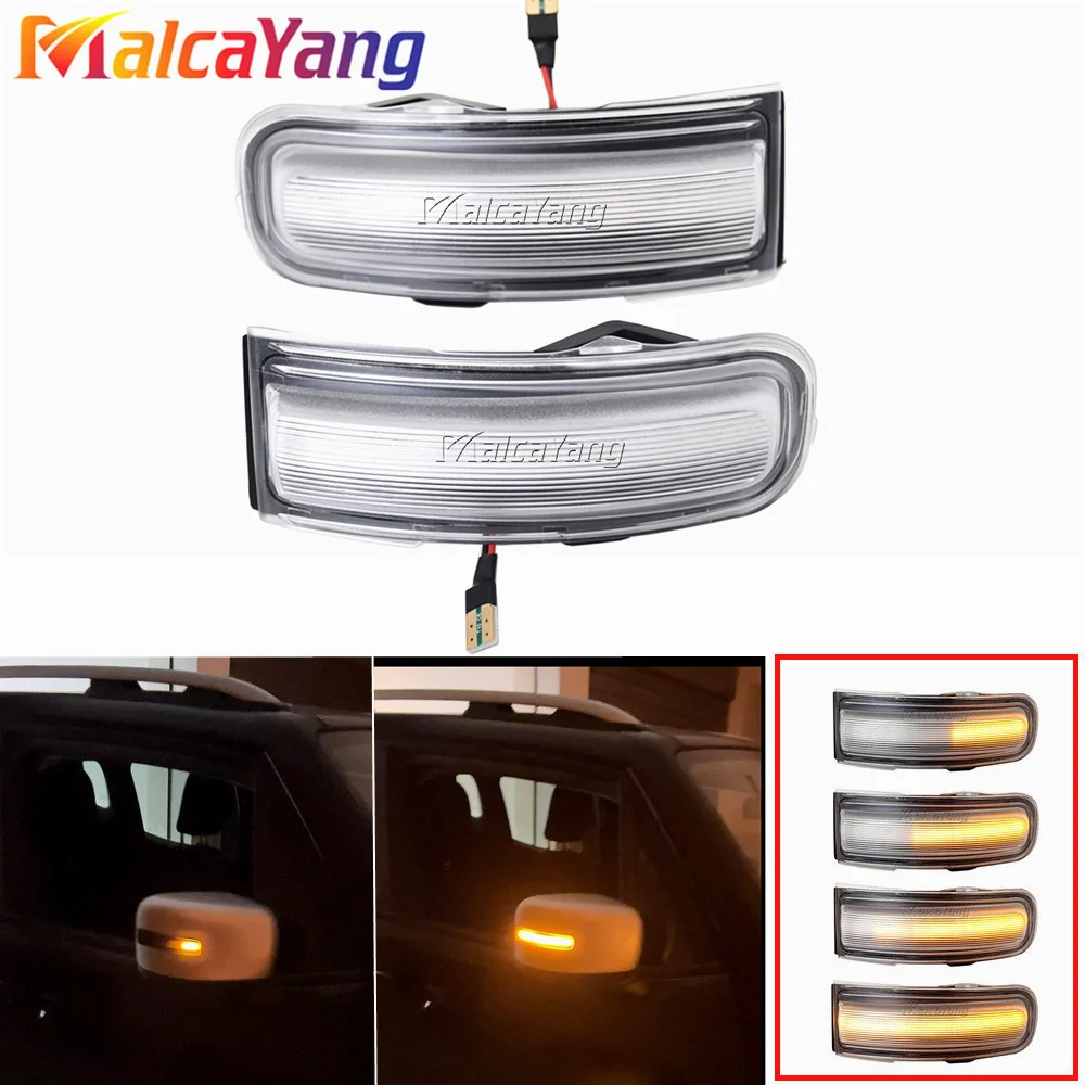 Динамический светодиодный указатель поворота бокового зеркала для 2015 2016 2017 2018 2019 2020 2021 2022 Jeep Renegade, указатель поворота, дымчатый