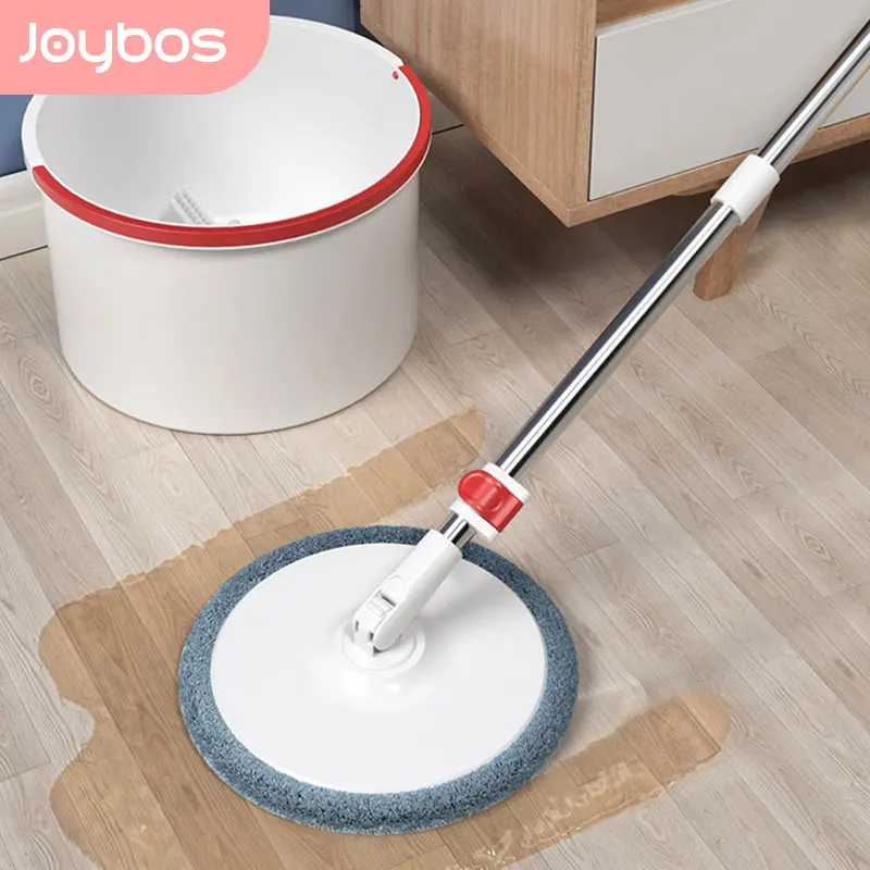 

JOYBOS Cleaning Disposable Mop Household Circular Rotary Mop for Washing Wooden Floors Dry and Wet Two Cleaning Tools