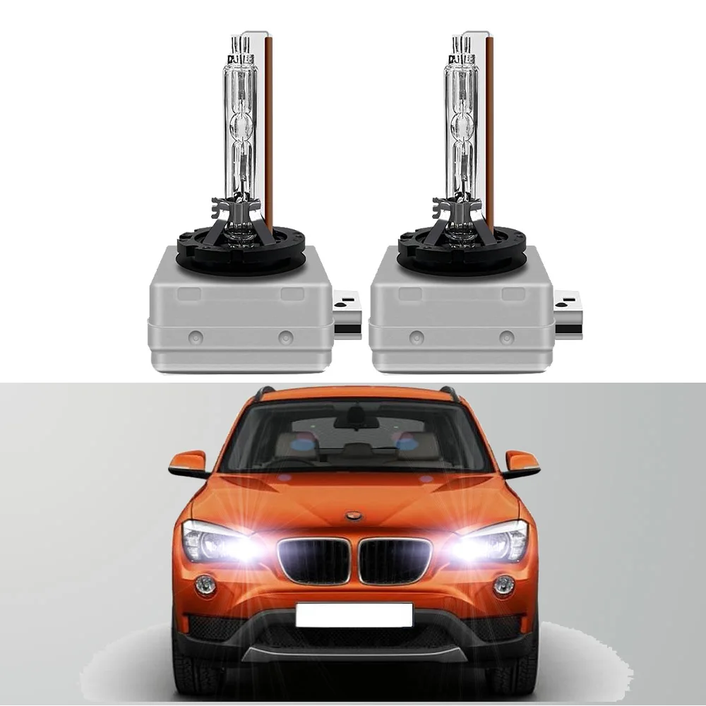 

For BMW X1 E84 2009 2010 2011 2012 2013 2014 2015 6000K HID Xenon Headlight Bulb High Low Beam (Only Fit Original Bulb Is Xenon）