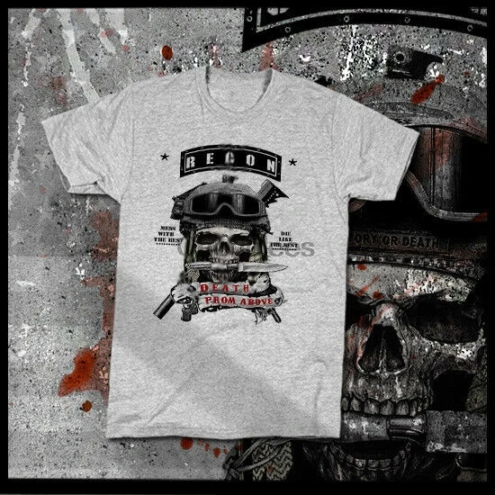 Футболка Recon военный спецназ пехота Грант эхолот афганский Ирак - купить по