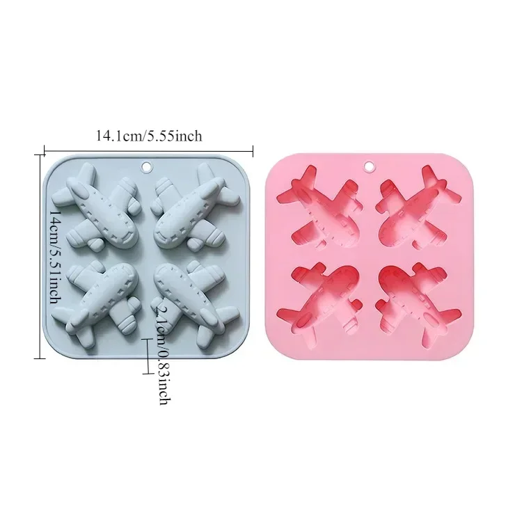 Силиконовые формы для торта 3D Трактор Автомобиль Самолет