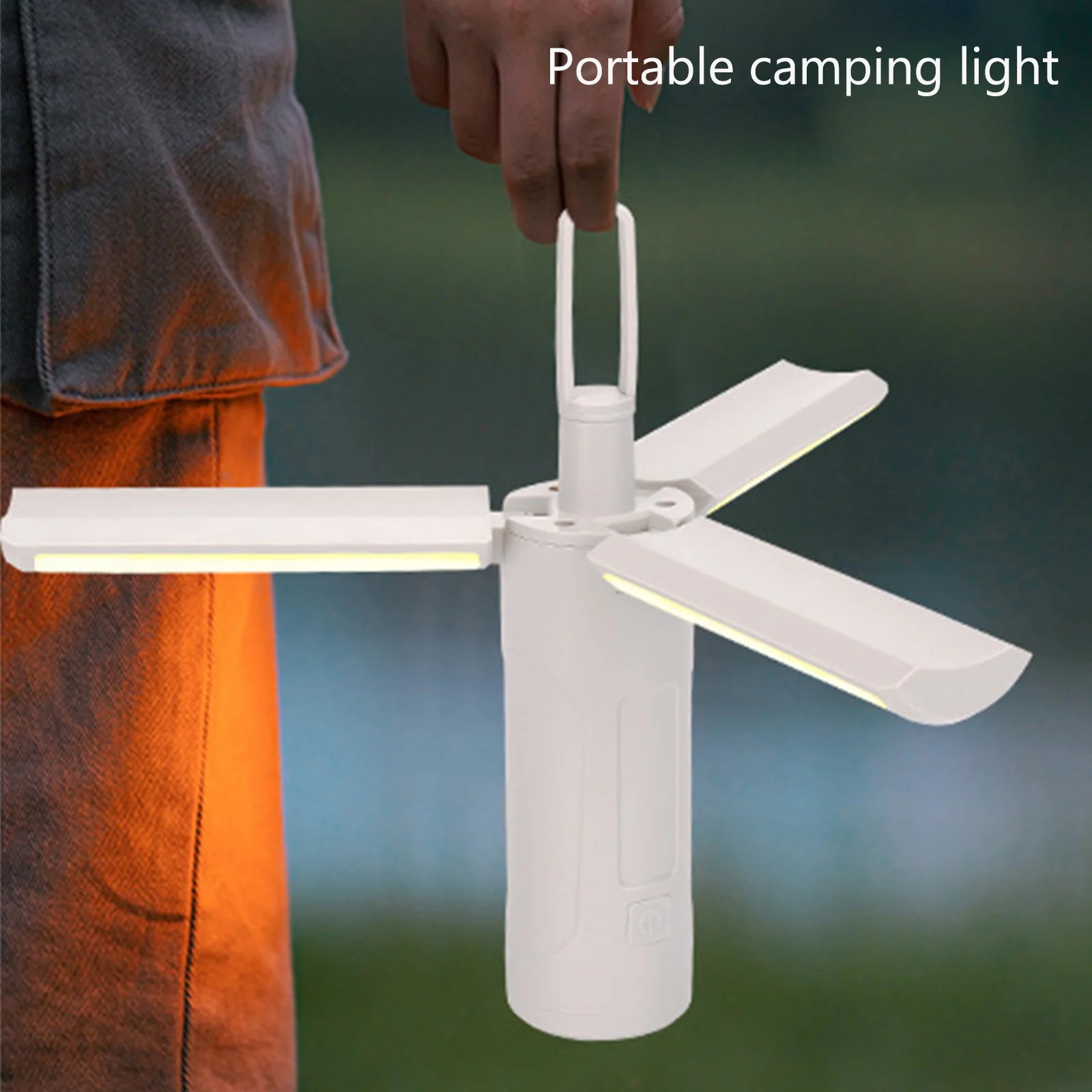 

3500mAh Folding Camping Flashlight Light 3 Modes Work Light Dimmable 30-720LM Power Bank Waterproof for Night Fishing Lighting